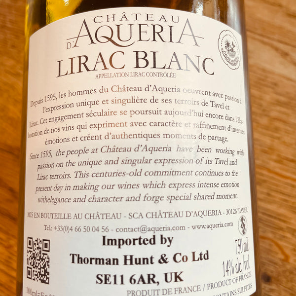 Lirac, Chateau Aqueria, 2023, France