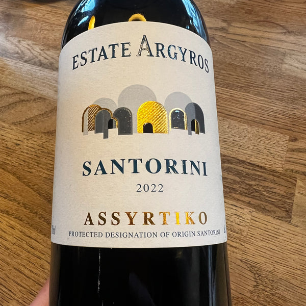 Assyrtiko, Estate Agryros, 2022, Santorini, Greece