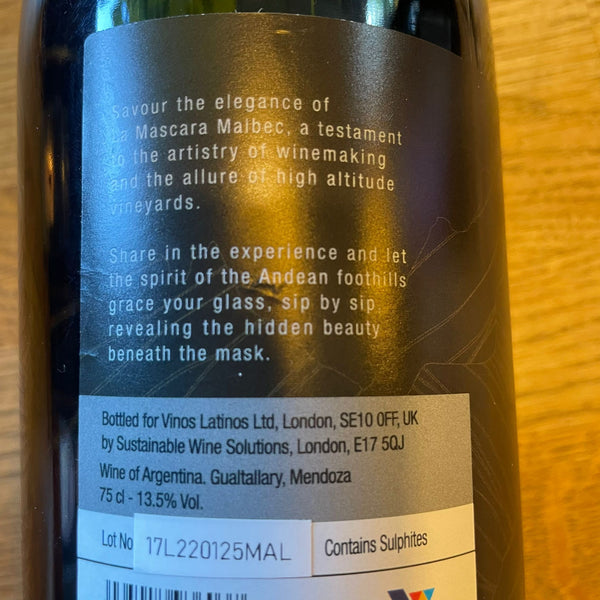La Mascara Malbec, 2023, Argentina (v)