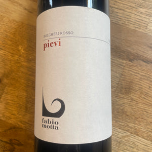 Pievi, Bolgheri Rosso, Fabio Motta, 2022, Italy