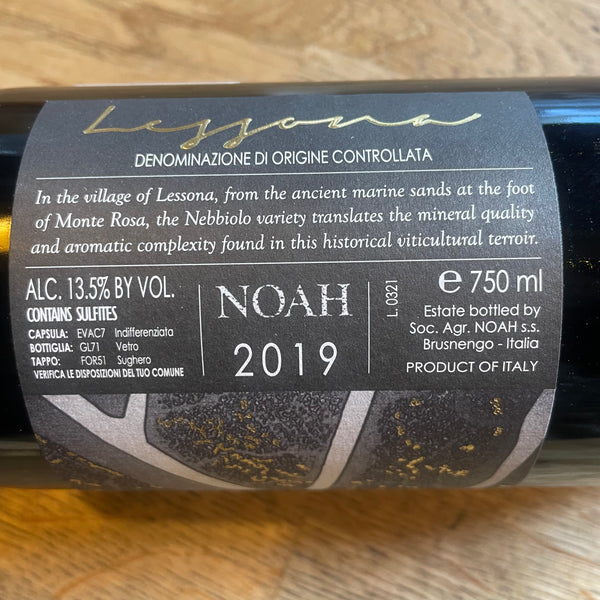 Noah Lessona, Nebbiolo, 2019, Italy
