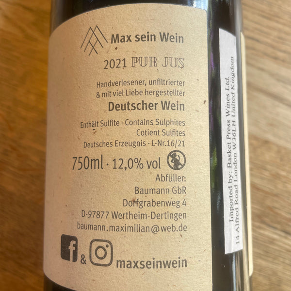 Pur Jus, Max Sein, 2021, Germany (o)