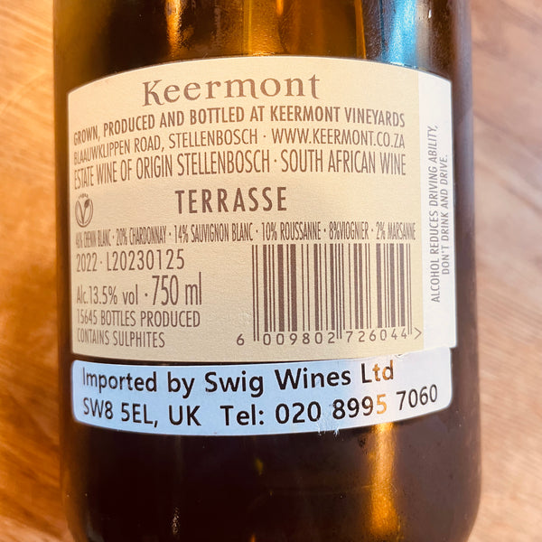 Terrasse, Keermont Vineyards, 2021, South Africa