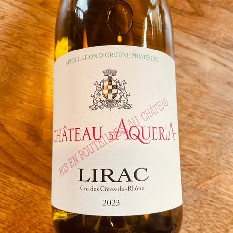 Lirac, Chateau Aqueria, 2023, France