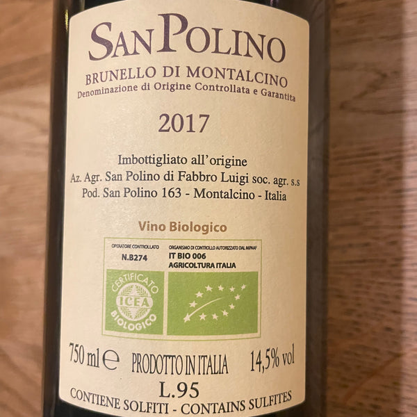 San Polino, Brunello Di Montalcino, 2017, Italy