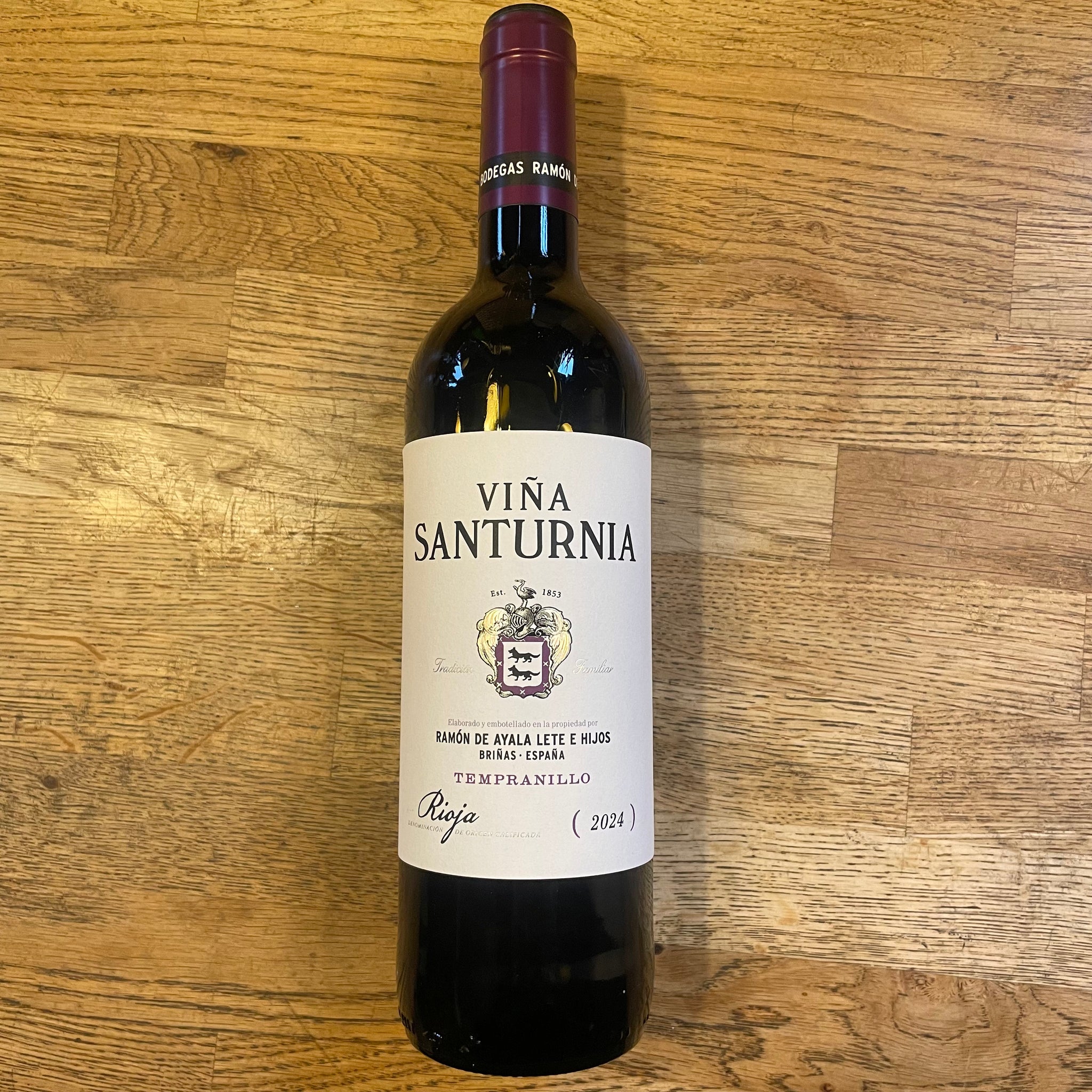 Vina Santurnia, Tempranillo joven, 2024, Spain