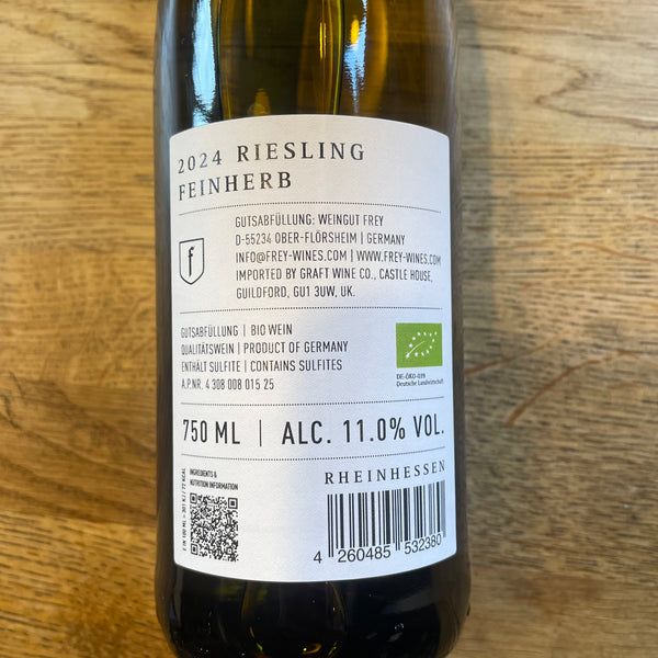 Riesling 'Feinherb', Weingut Frey, 2021, Germany (o) (v)