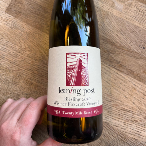 Leaning Post, Riesling, Wismer Foxtrot Vineyard, 2019, Niagara, Canada (s)