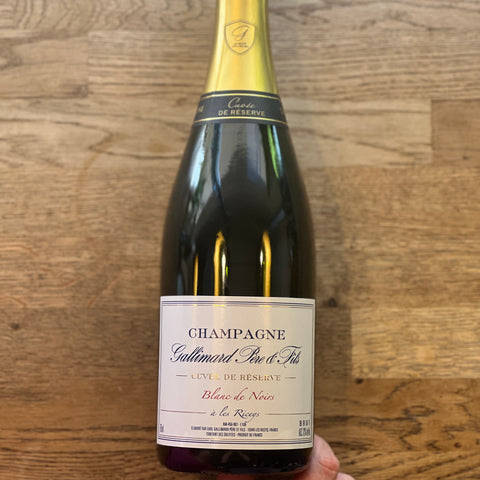 Cuvee de Reserve Blancs de Noirs Champagne, Gallimard, NV, France