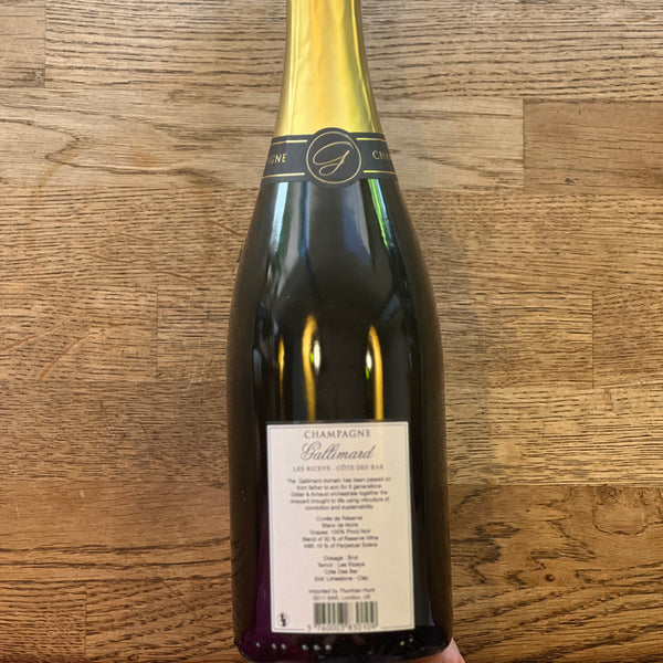 Cuvee de Reserve Blancs de Noirs Champagne, Gallimard, NV, France
