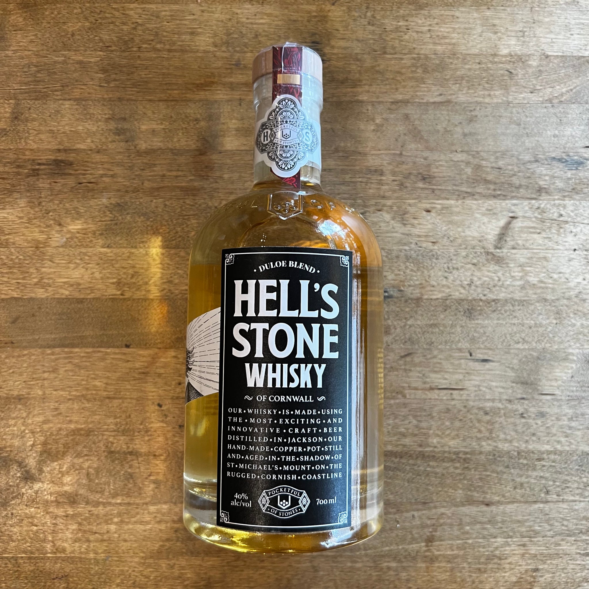 Hell's Stone Whisky, Pocket Full of Stones, Cornwall