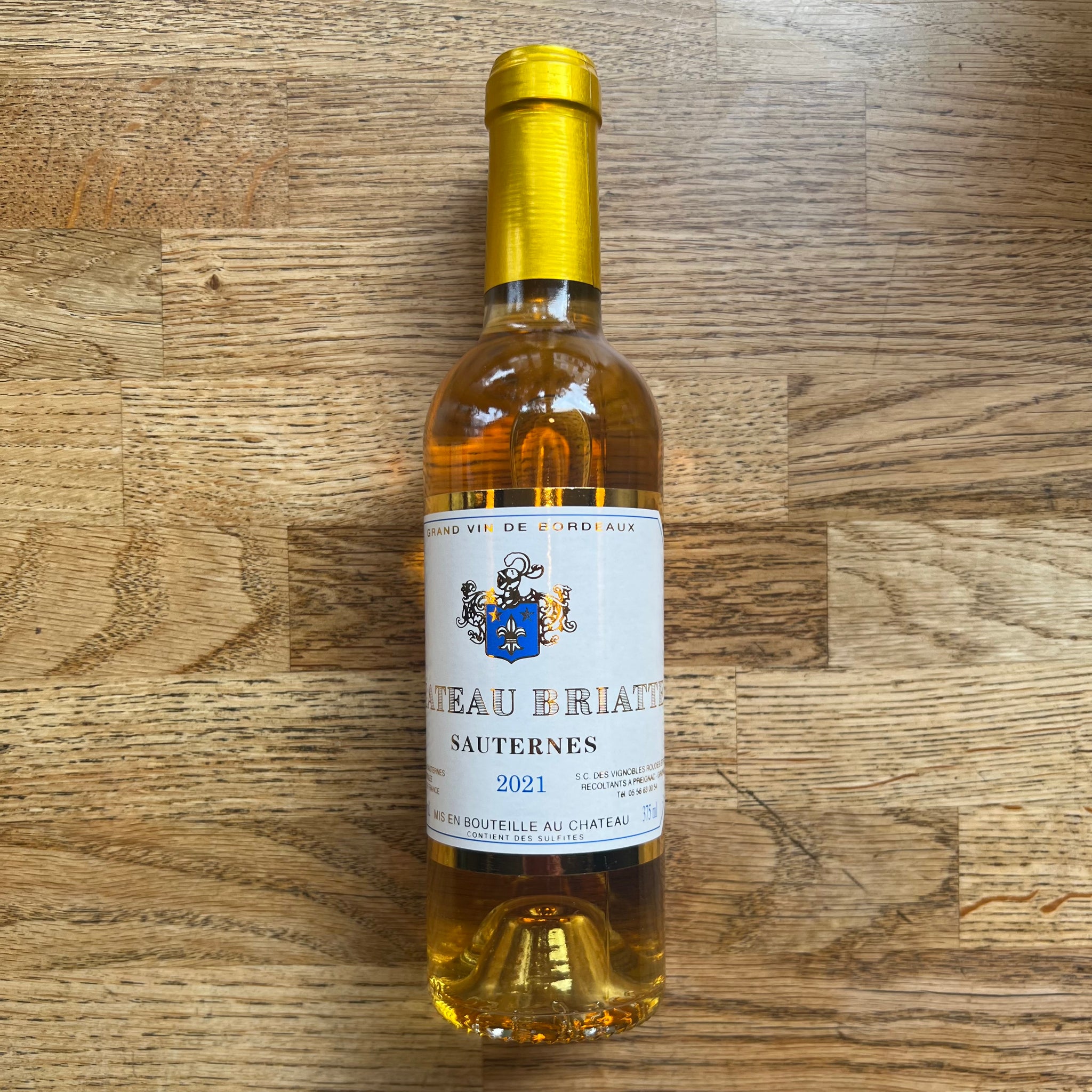 Sauternes, Chateau Briatte, 2021, France