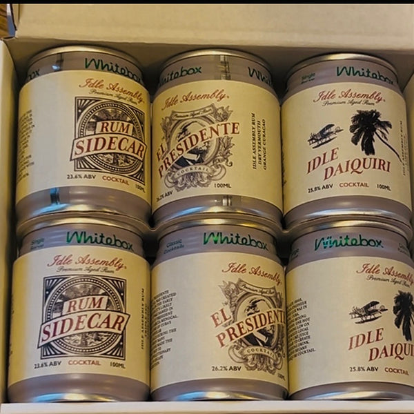 Idle Assembly Rum Cocktail Box - 6 Classic Rum Cocktails