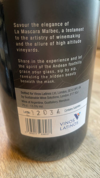 La Mascara Malbec Argentina (V)