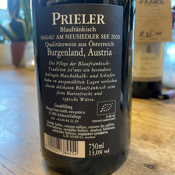 Blaufrankisch, Prieler 2020 Austria (O)