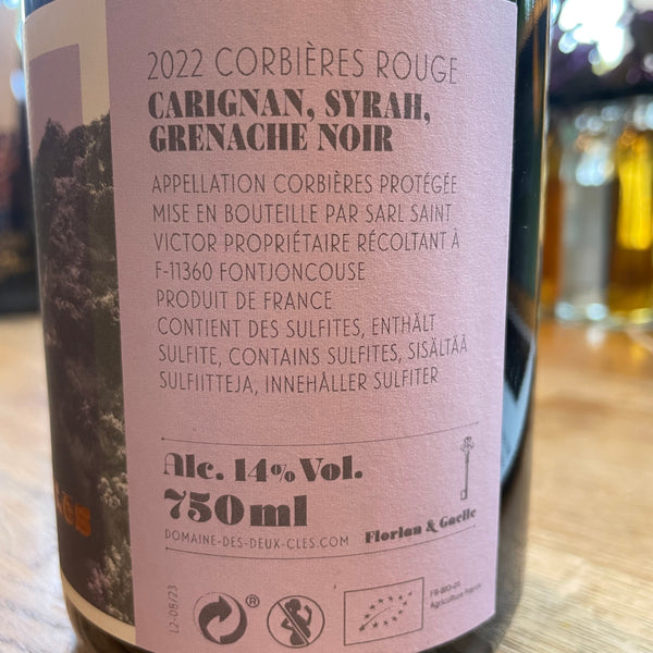 Corbieres Domaine Des Clēs 2022 France (V) (O)