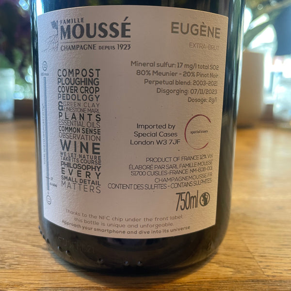 Cuvee Eugéne blanc de noir Famille Moussé NV France