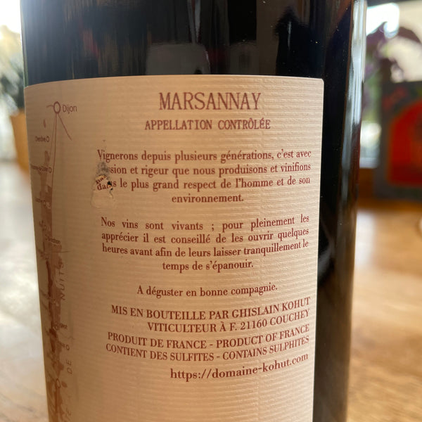 Marsannay Domaine Ghislain Kohut 2022