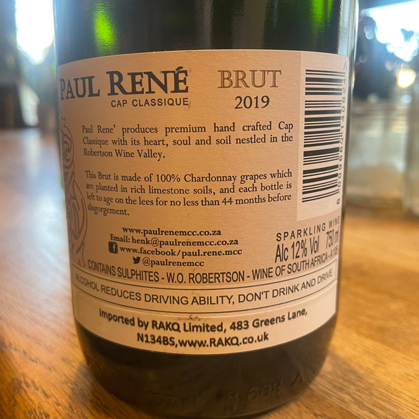 Paul René Brut 2019 South Africa