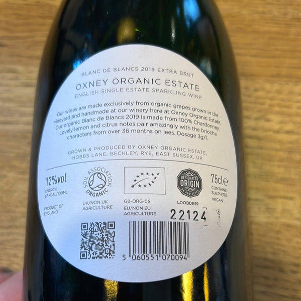 Oxney Organic, Blanc de Blancs, 2019, England - Vindinista