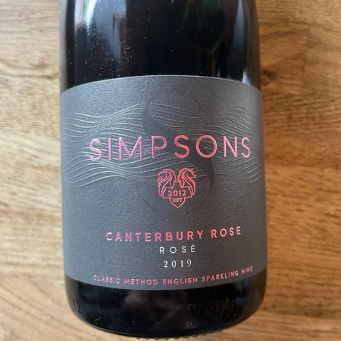 Canterbury Sparkling Rose 2019, Simpsons, England - Vindinista