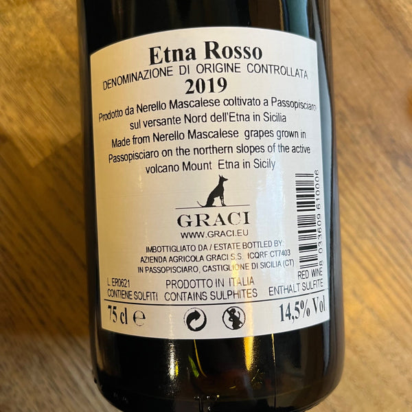 Etna Rosso 2019, Graci, Italy - Vindinista