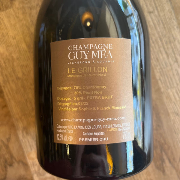 Grillon Champagne, Guy Mea, France - Vindinista