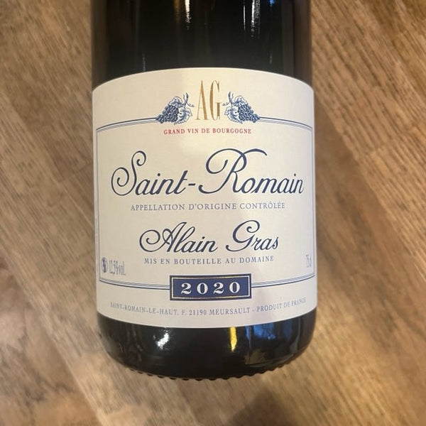 Saint Romain Rouge 2020, Alain Gras, France - Vindinista