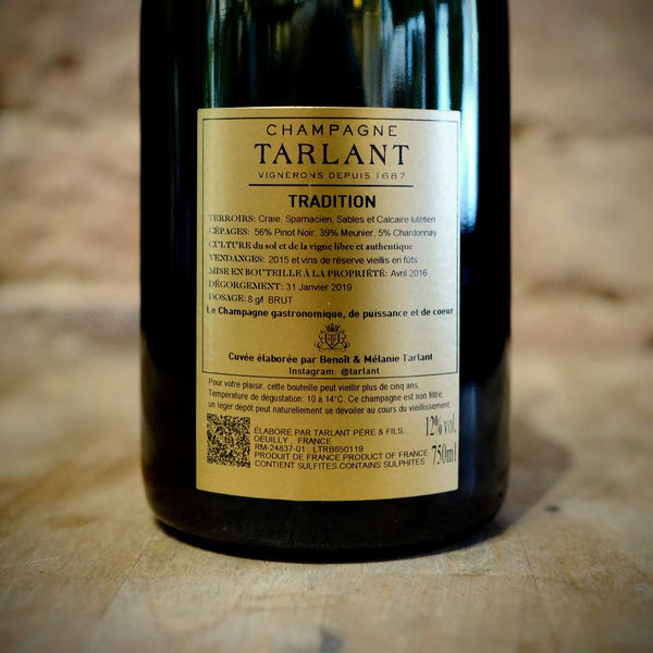 Tradition Brut Champagne NV, Tarlant, France - Vindinista