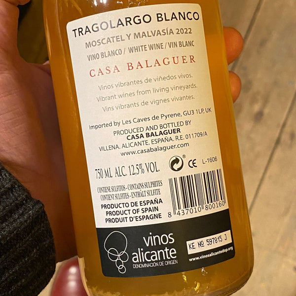 Tragolargo Orange Wine, Casa Balaguer, Spain - Vindinista