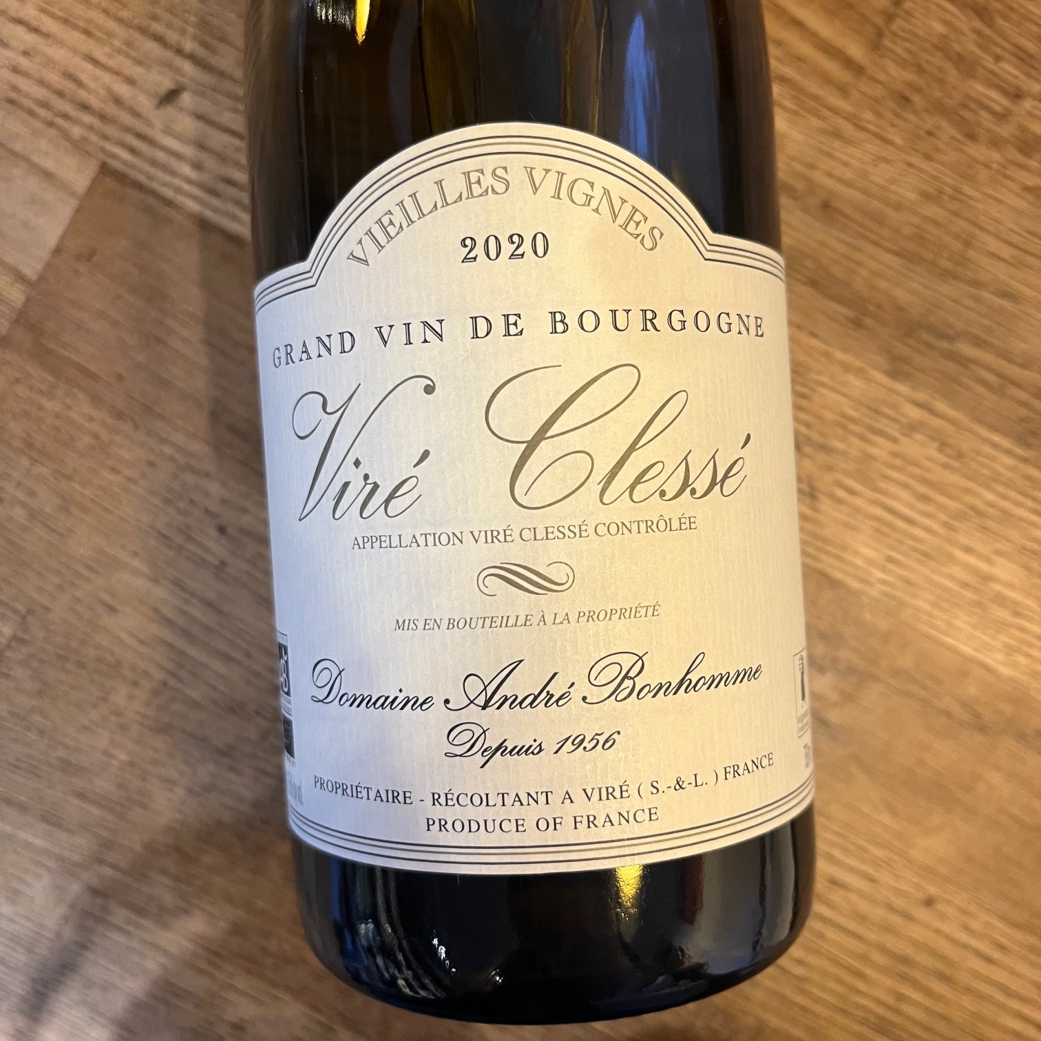 Viré Clessé ‘Vieilles Vignes’ 2020, Domaine André Bonhomme, France - Vindinista